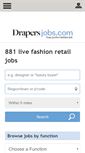 Mobile Screenshot of drapersjobs.com